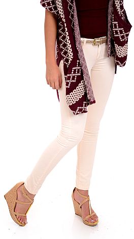 Winter White Skinny Jeans
