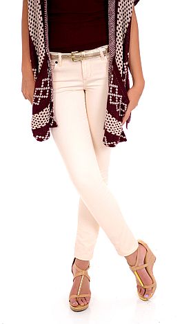 Winter White Skinny Jeans