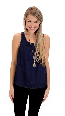 Dark Denim Tank