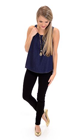 Dark Denim Tank