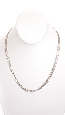 Simple Chain Neck, Silver