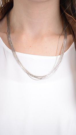 Simple Chain Neck, Silver