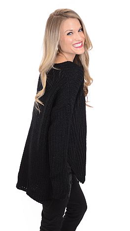 Chunky Sweater, Black