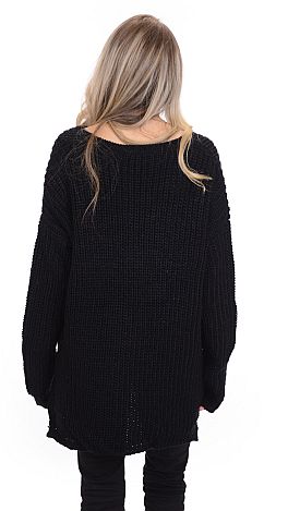 Chunky Sweater, Black