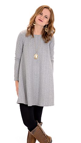 Cable Cars Dress, H Grey