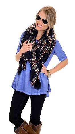 Washed Out Tee, Blue