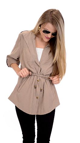 Precious Cargo Jacket, Tan