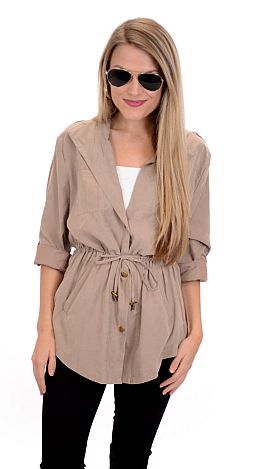 Precious Cargo Jacket, Tan