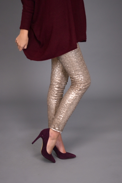 Pull on Sequin Pants