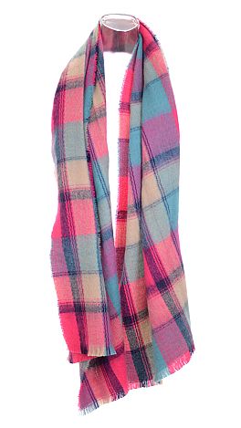 Plaid of Pink Scarf