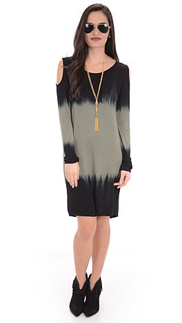 Center of Attention Dress, Olive