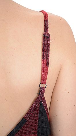 Gingham Swing Tank, Red