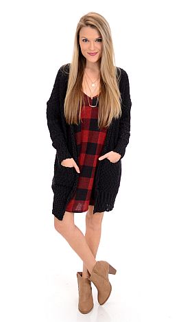 Gingham Swing Tank, Red