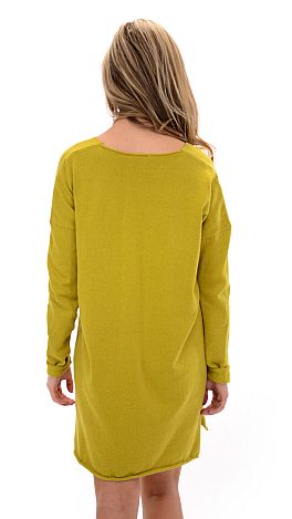 Chartreuse Tunic Sweater 