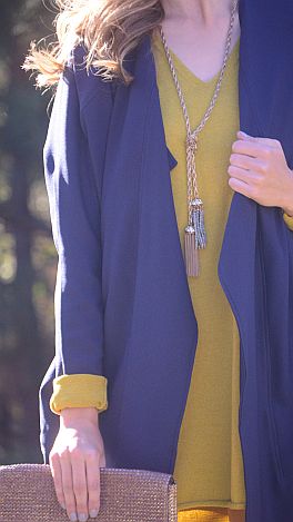 Chartreuse Tunic Sweater 
