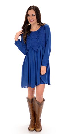 Over the Top Dress - Dresses - The Blue Door Boutique