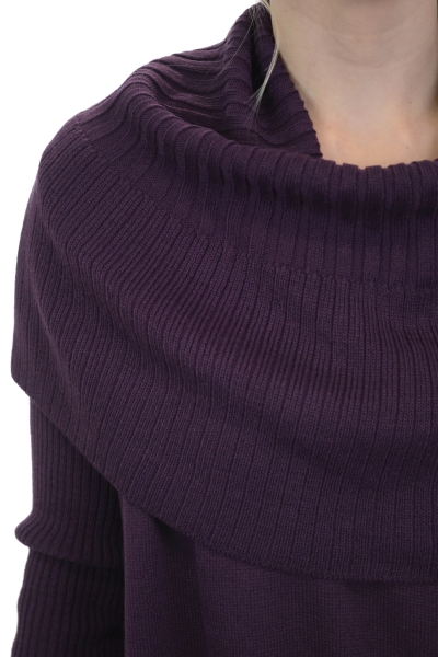 Plush Cowl Neck, Purple