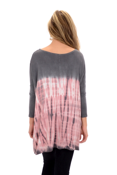 Rose Dip Dye Tee