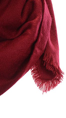 Solid Blanket Scarf, Burgundy