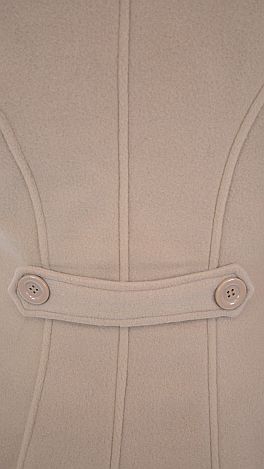 Double Breasted Pea Coat, Camel