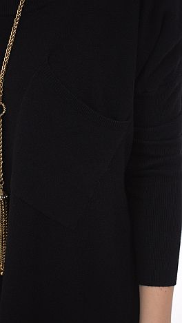 Luxury Knit Top, Black