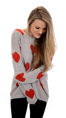 Heart on My Sleeve Sweater