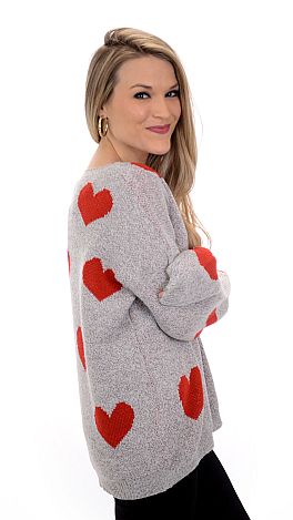 Heart on My Sleeve Sweater