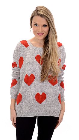 Heart on My Sleeve Sweater