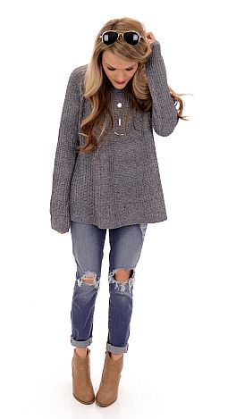 Swing Hem Sweater