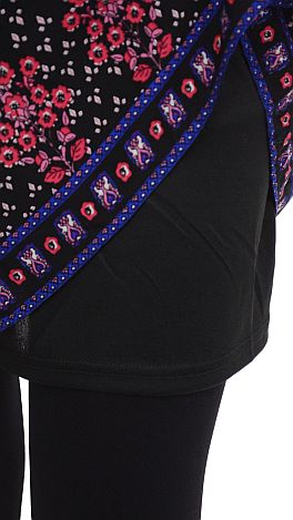 Pretty Peasant Dress, Black