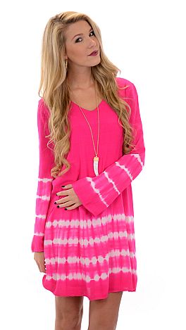 Tie Dye Shift Dress