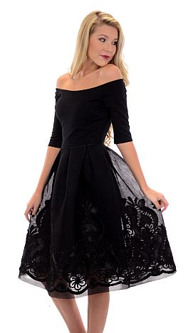 Mesh Well Dress