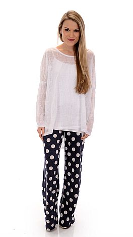 Polka Dot Lounge Pants