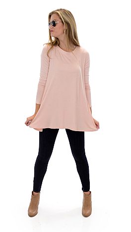 Seriously Solid Frock, Light Pink