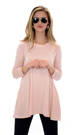 Seriously Solid Frock, Light Pink