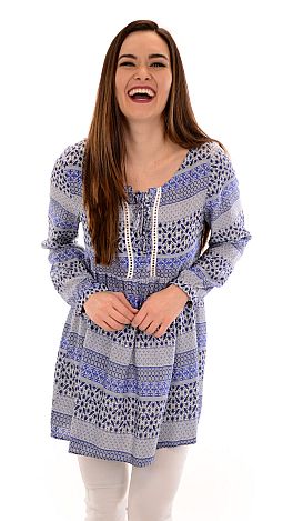 Abso-blue-tley Tunic