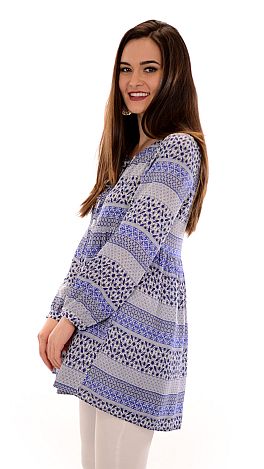 Abso-blue-tley Tunic