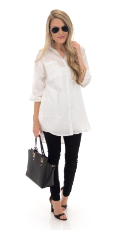 Simple White Button Up