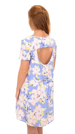 Periwinkle Blooms Dress