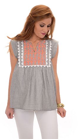 Brunch by the Sea Top, Coral