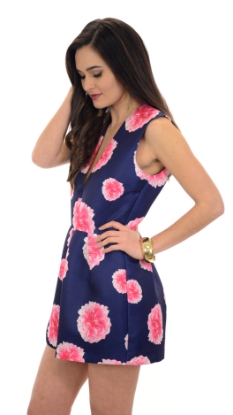 Peony Plunge Romper