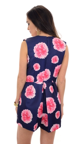 Peony Plunge Romper