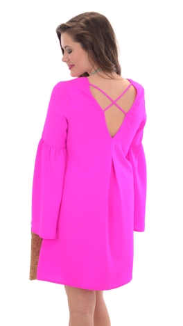 Bell Ringer Dress, Pink