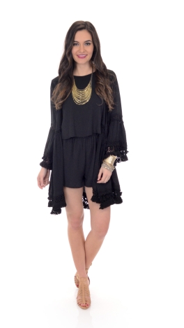 Boho Kimono, Black