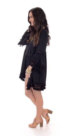 Boho Kimono, Black