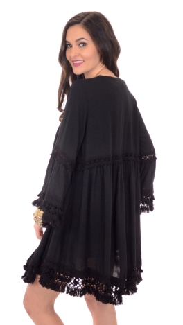 Boho Kimono, Black