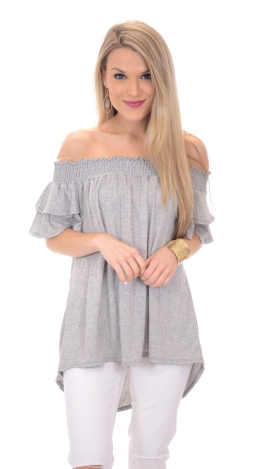 Beach Breeze Top, Grey