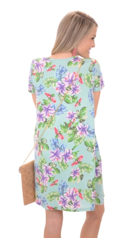 French Terry Floral Dress