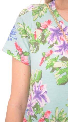 French Terry Floral Dress
