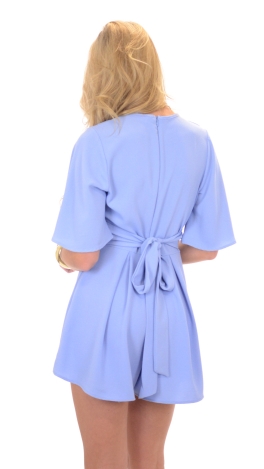 Sky Blue Romper